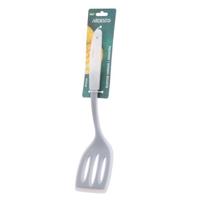 Лопатка кухонная Ardesto Fresh, 33см, силікон, пластик, блакитний (AR1602B) изображение 4