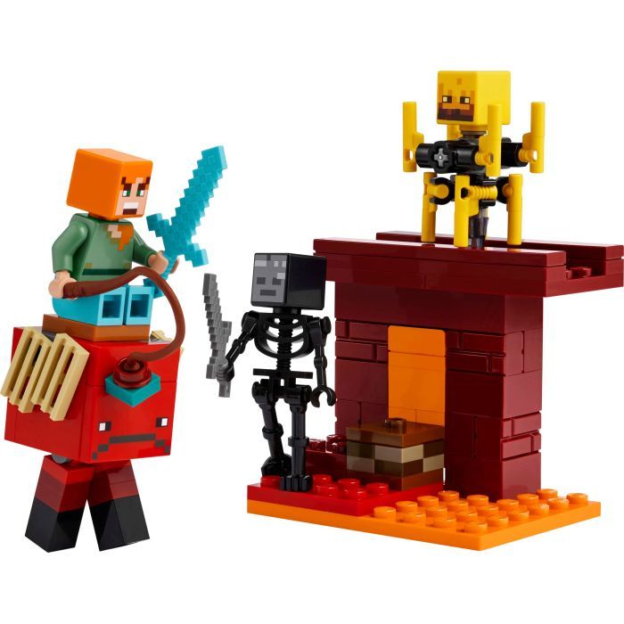 Конструктор LEGO Minecraft Битва с лавой в Незере (21266) изображение 2