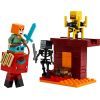 Конструктор LEGO Minecraft Битва с лавой в Незере (21266) изображение 2