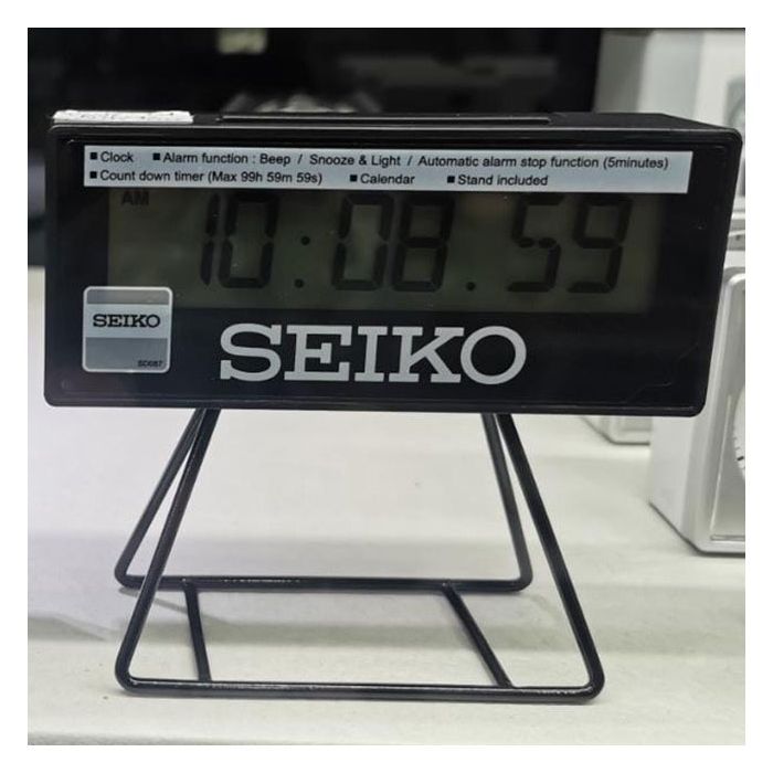 Настольные часы Seiko будильник (QHL092K) изображение 4