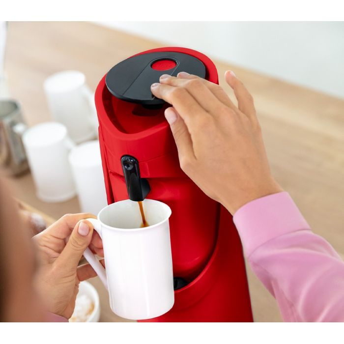 Термос Tefal Ponza Pump, 1.9л, пластик, скло, чорний (K3140114) изображение 7