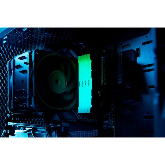 Модуль памяти для компьютера DDR4 16GB (2x8GB) 4600 MHz Renegade RGB Kingston Fury (ex.HyperX) (KF446C19RB2AK2/16) изображение 7