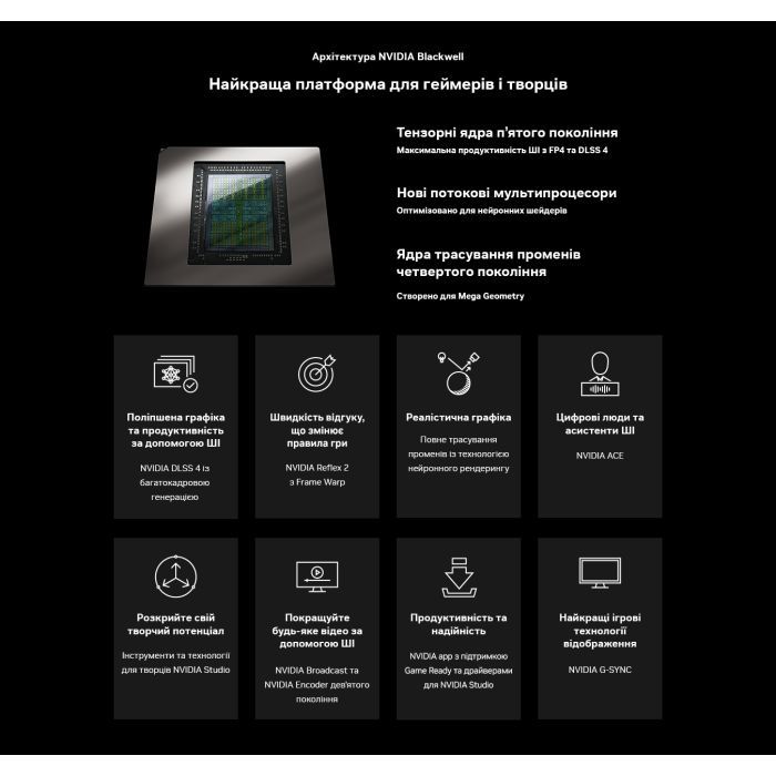 Відеокарта MSI GeForce RTX5080 16GB GAMING TRIO OC (RTX 5080 16G GAMING TRIO OC) зображення 9