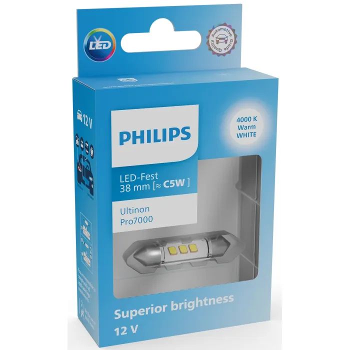 Автолампа Philips 11854WU70X1 зображення 3