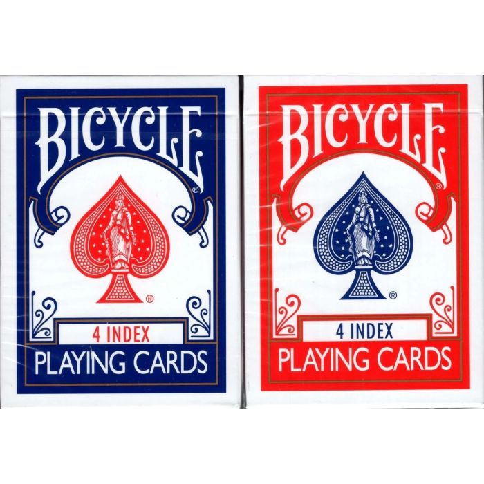 Гральні карти Bicycle League Back Standard Index (red, blue) (00808)