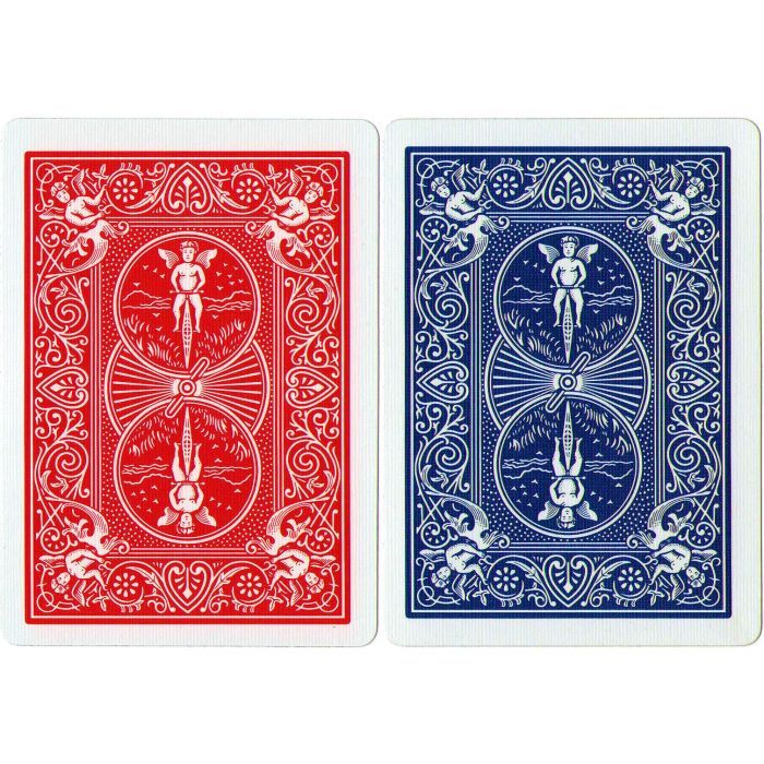 Гральні карти Bicycle League Back Standard Index (red, blue) (00808) зображення 3