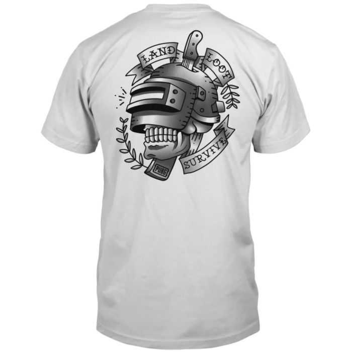 Футболка Jinx PUBG - Tattoo Premium Tee White, L (JINX-8966 WTL) изображение 2
