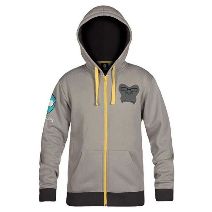 Кофта Jinx Overwatch Ultimate Winston Zip-Up Hoodie Gray M (JINX-8430M) изображение 2
