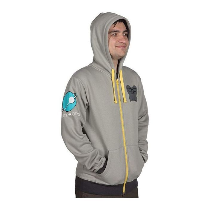 Кофта Jinx Overwatch Ultimate Winston Zip-Up Hoodie Gray M (JINX-8430M) изображение 3