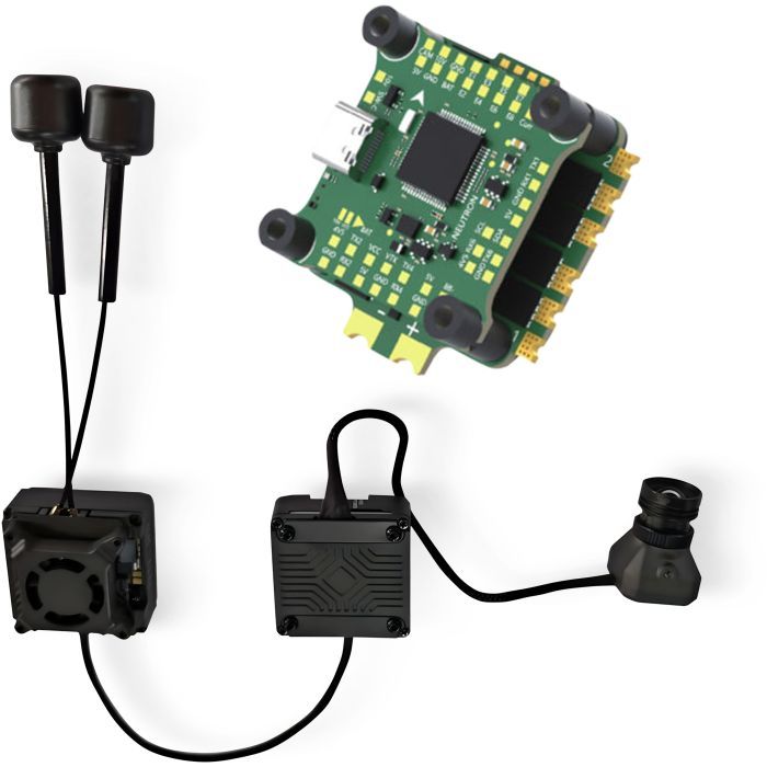 Полетный стек CADDXFPV Система донаведення Ratel Ultra AI HD Kit + FK405 55A + Avatar GT KIT (IRC-005HDKIT)