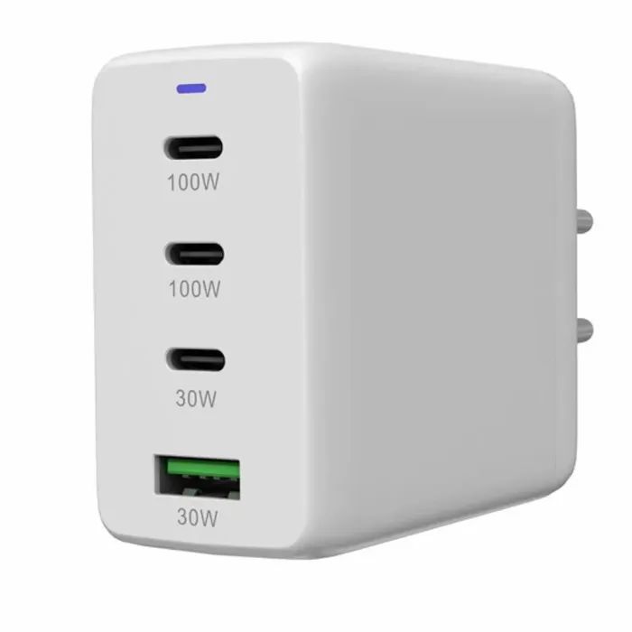 Зарядний пристрій Canyon CU100ACC GaN 100W 3xPD 1xQC EU White (CNS-CUW100ACC) зображення 4