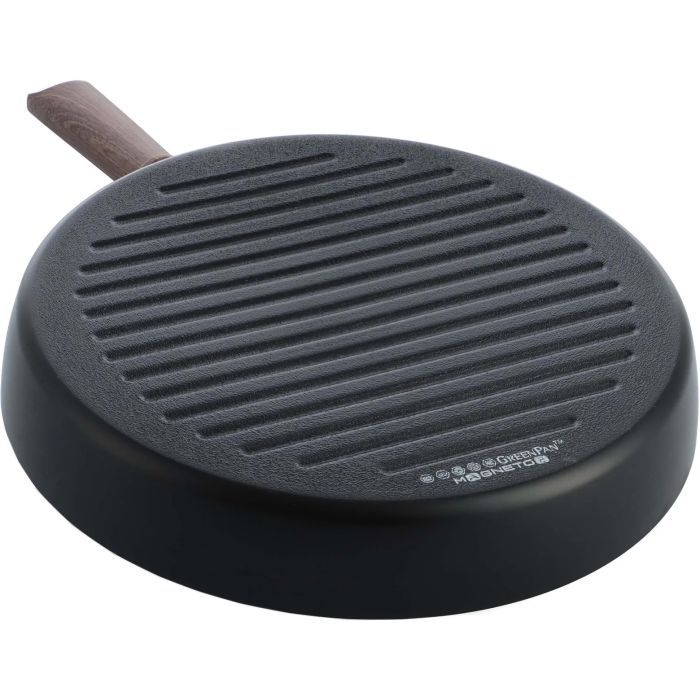 Сковорода GreenPan Eco Smartshape гриль 28 см світле дерево (CC006449-001) изображение 2