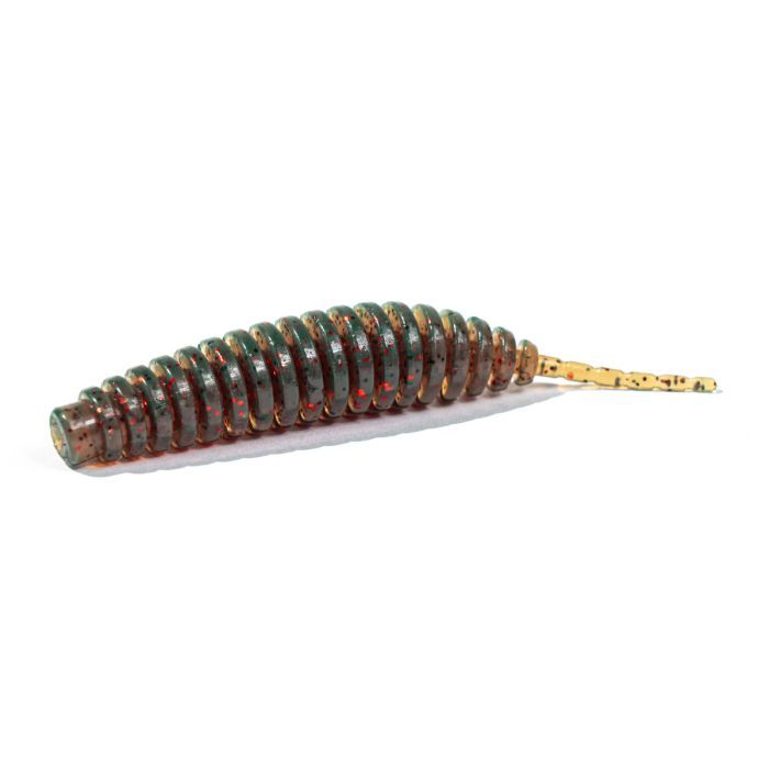 Силикон рыболовный FishUP Tanta 3.5" 019 - Motor Oil/Red (5шт/уп) (1864.13.92)