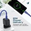 Дата кабель USB-C to USB-C xcord-cc.navy Promate (xcord-cc.navy) зображення 2