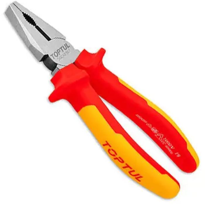 Плоскогубці Toptul із ізольованими ручками, пасатижі 8" 1000V (DGCA2208)