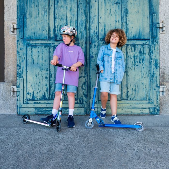 Самокат Micro Sprite LED Неохром (SA0237) зображення 9