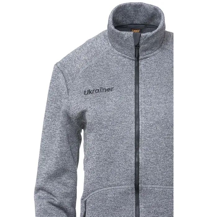 Кофта Turbat Porto 2 Ukrainer Wmn grey melange - XS - сірий (012.004.3284) изображение 6