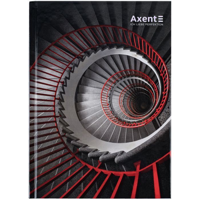 Книга записная Axent R&B Ladder А5, 96 листов, клетка, твердая обложка (8457-6-A)