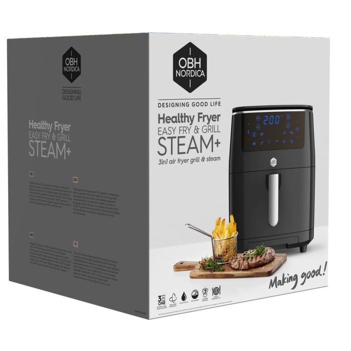 Мультипіч OBH NORDICA Easy Fry&Steam Black (FW2018S0) зображення 12