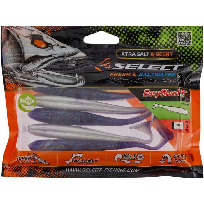 Силикон рыболовный Select Easy Shad 5" col.103 (5 шт/упак) (1870.25.67) изображение 2