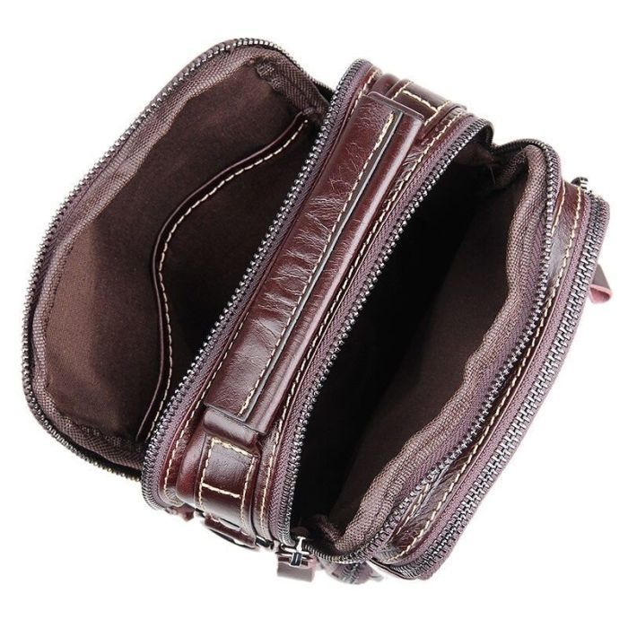 Сумка Vintage Коричнева (14435) зображення 10