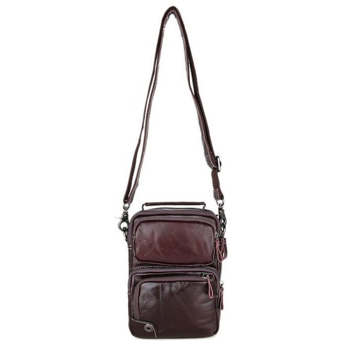 Сумка Vintage Коричнева (14435) зображення 7