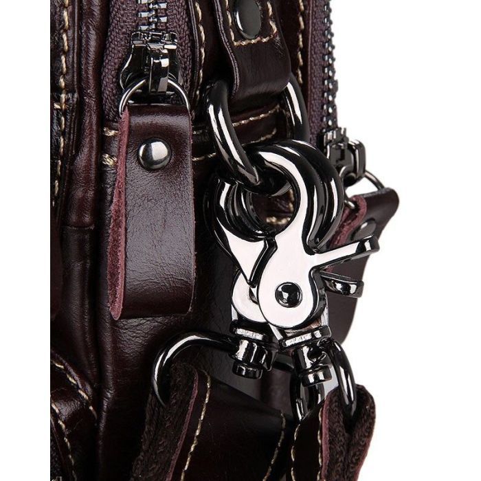 Сумка Vintage Коричнева (14435) зображення 9