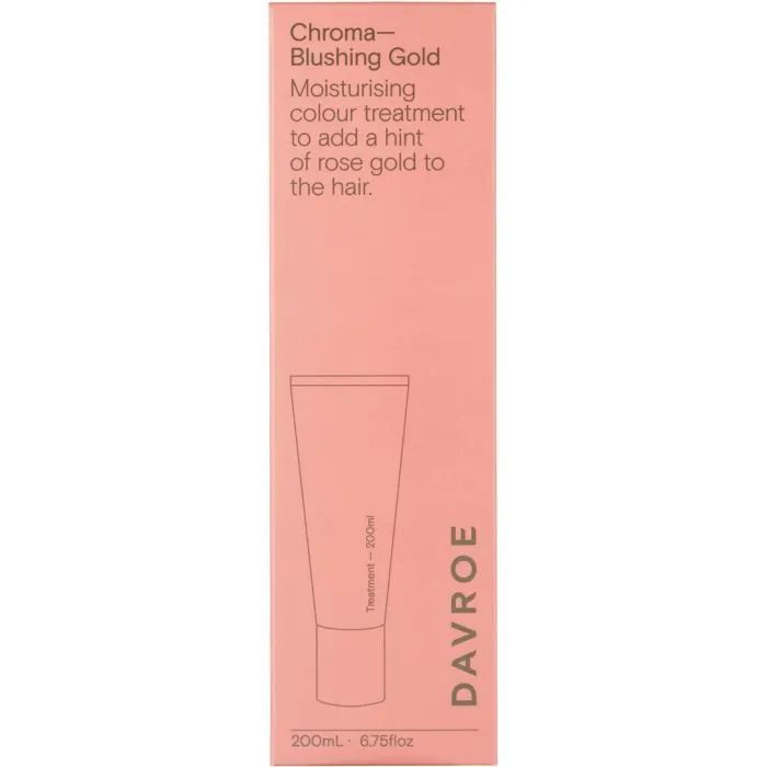 Оттеночный бальзам Davroe Chroma Colour Treatments Blushing Gold 200 мл (9326123008671) изображение 2