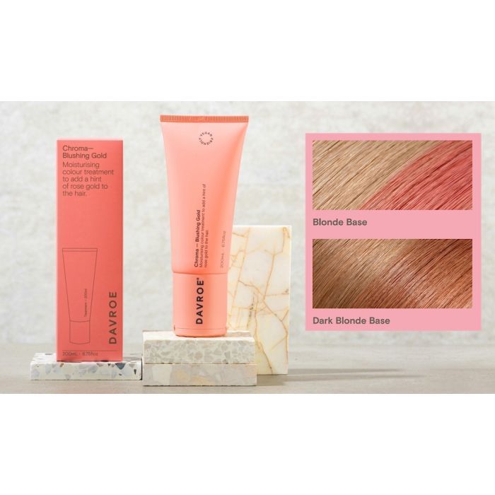 Оттеночный бальзам Davroe Chroma Colour Treatments Blushing Gold 200 мл (9326123008671) изображение 3