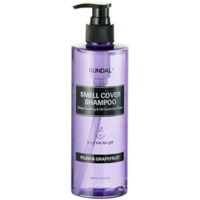 Шампунь Kundal All Day Smell Cover Teens Shampoo Plum & Grapefruit 400 мл (8809953774547)
