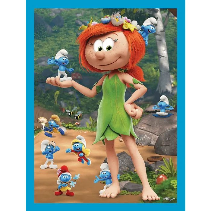 Пазл Trefl The Smurfs Смурфикам весело 2 in 1+memos (5900511936568) изображение 3