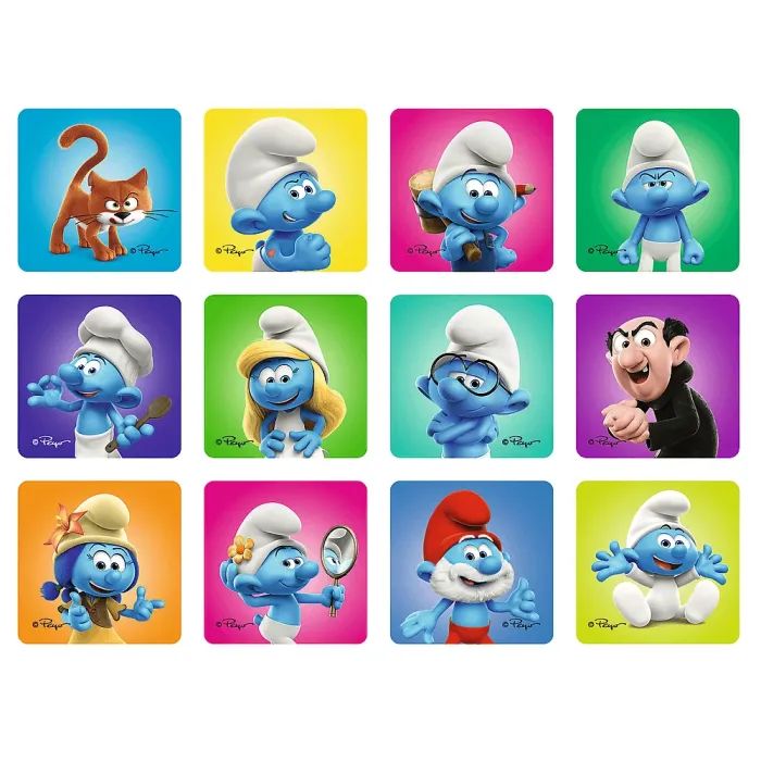 Пазл Trefl The Smurfs Смурфикам весело 2 in 1+memos (5900511936568) изображение 4