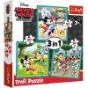 Пазл Trefl Mickey&friends Міккі з друзями 3 in1 (5900511348460)