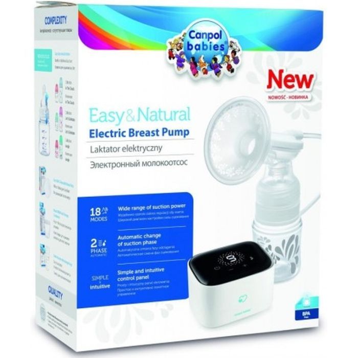 Молокоотсос Canpol babies электрический Easy&Natural (12/207) изображение 4