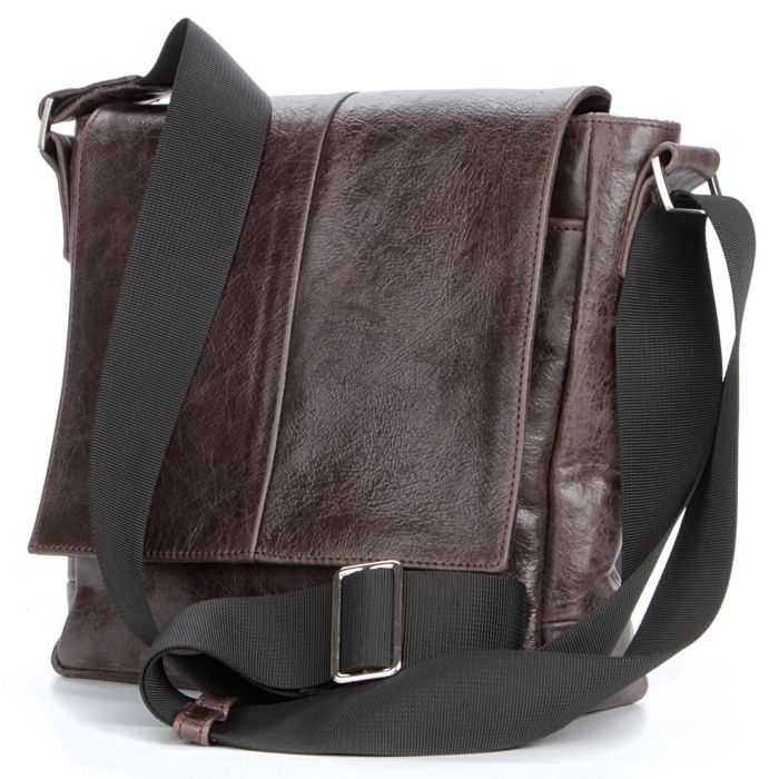 Сумка Shvigel Мессенджер Коричневая (00794) изображение 5