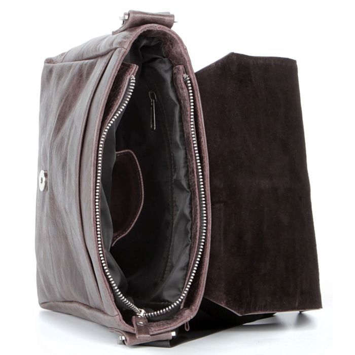 Сумка Shvigel Мессенджер Коричневая (00794) изображение 9