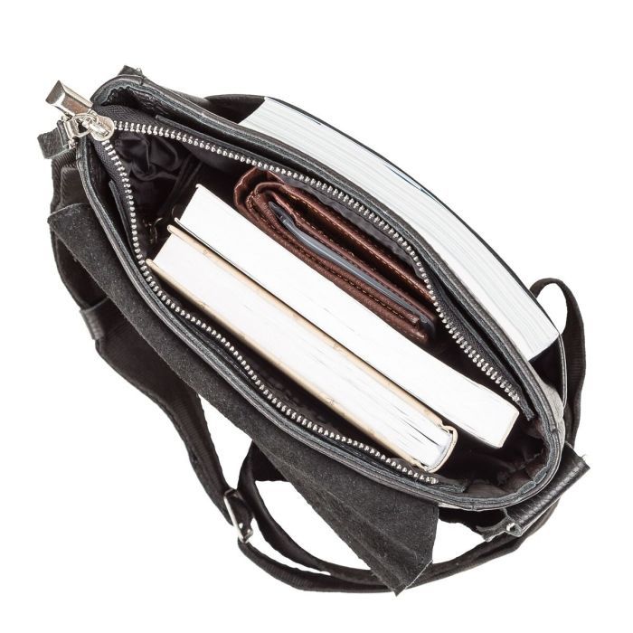 Сумка Shvigel Из натуральной кожи Черная (11081) изображение 6