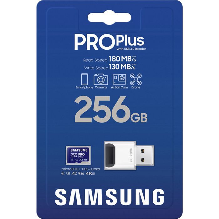 Карта памяти Samsung 128GB microSDXC calss 10 UHS-I V30 Pro Plus (MB-MD128SB/WW) изображение 3