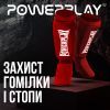 Защита голени и стопы PowerPlay 3054 Classic Shin Червоні S (PP_3054_S_Red) изображение 2