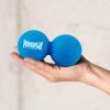 Массажный мяч PowerPlay PP-4355 Silicone Lacrosse Peanut Ball (6.3х12.6см) Синій (PP-4355_Blue) изображение 3