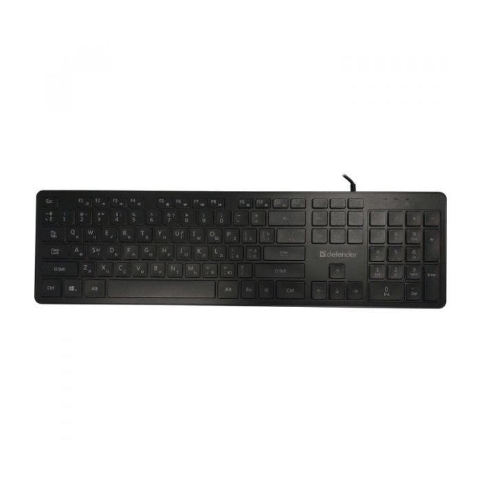 Клавиатура Defender Balance LQ LED USB UA Black (450790)