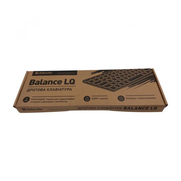 Клавиатура Defender Balance LQ LED USB UA Black (450790) изображение 4