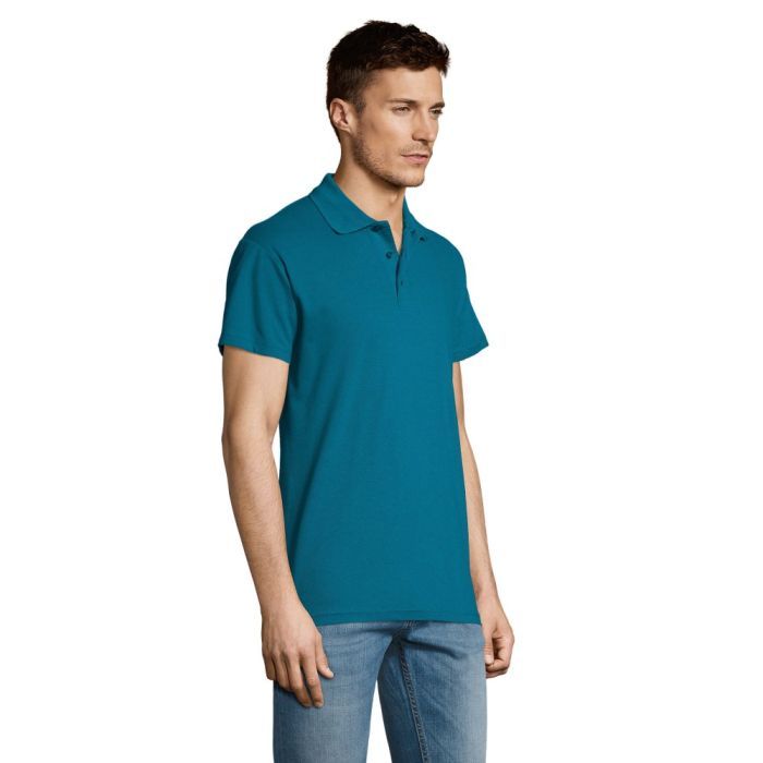 Поло Sol's Summer II насичений бірюзовий XL (11342235XL) изображение 3