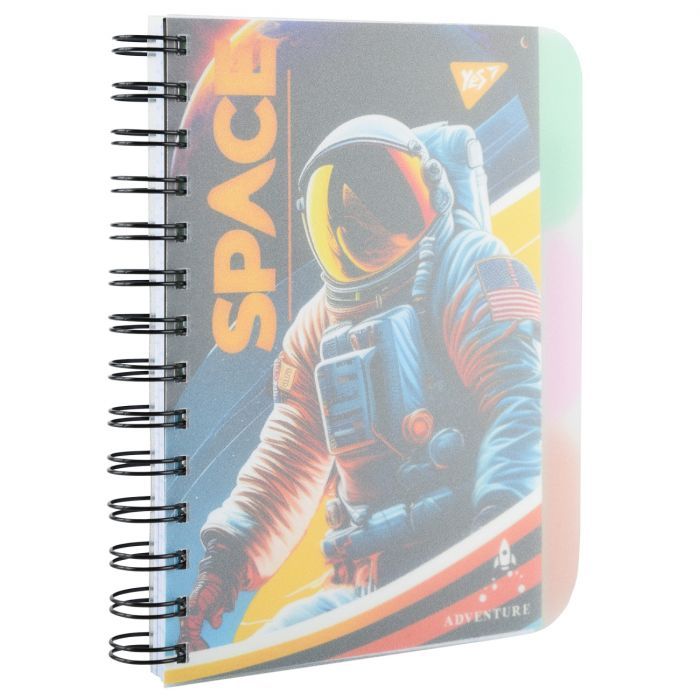 Блокнот Yes В6 Space adventure 144 листа пластиковая обложка (681975) изображение 3