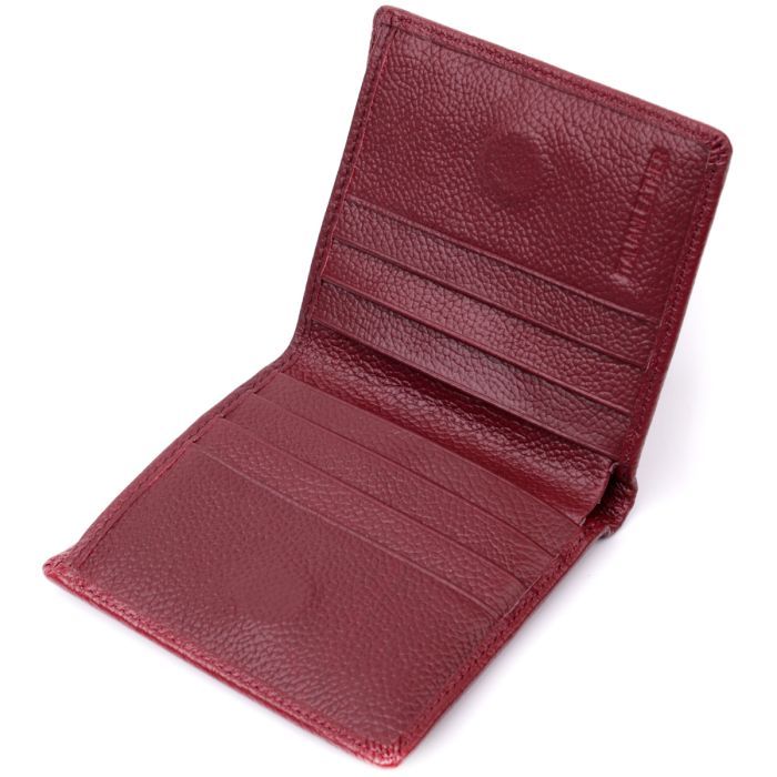 Кошелек ST Leather Из натуральной кожи Бордовый (19467) изображение 3