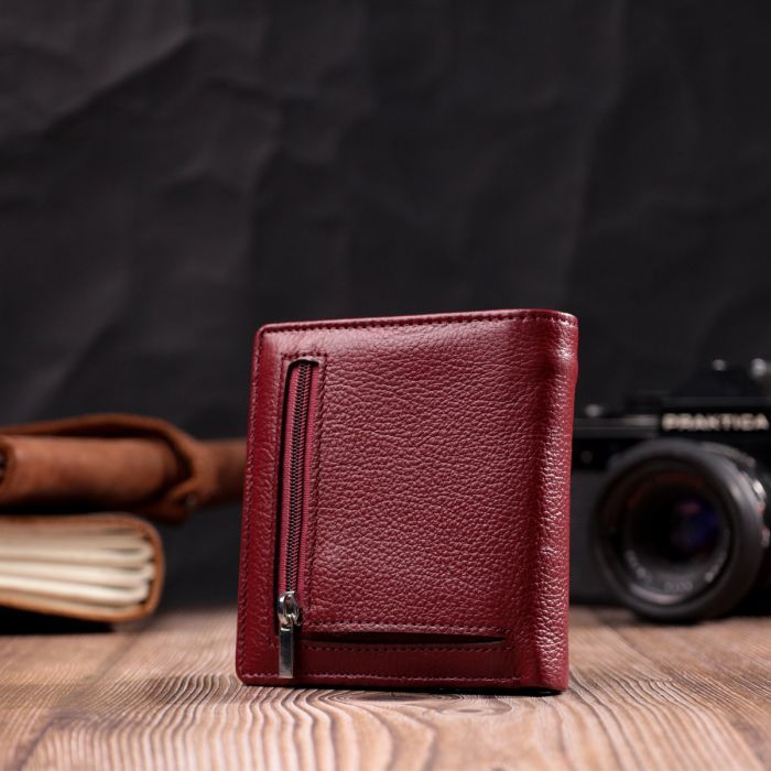 Кошелек ST Leather Из натуральной кожи Бордовый (19467) изображение 9