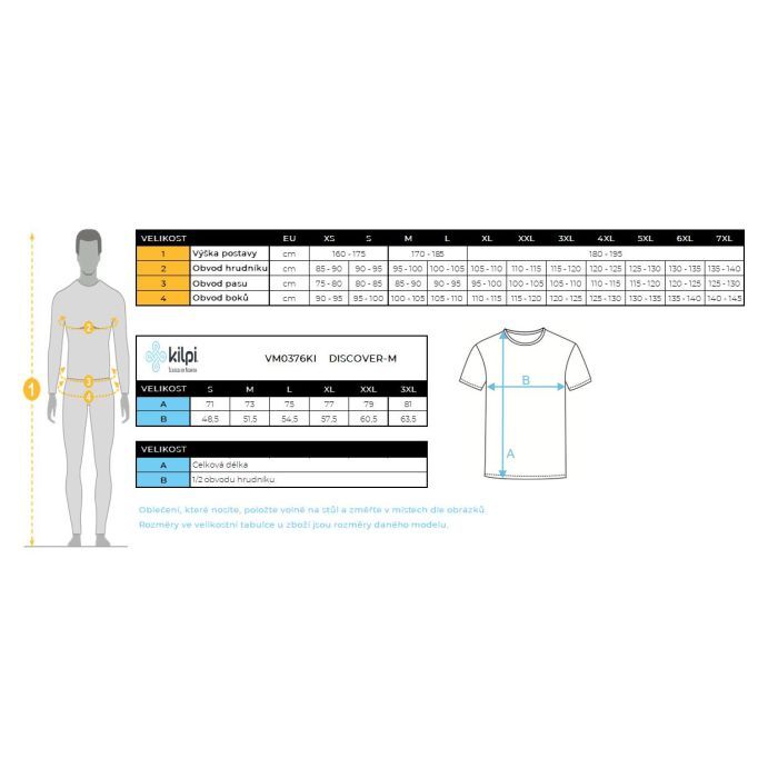 Футболка Kilpi Discover-M white - L - білий (024.0744) изображение 3