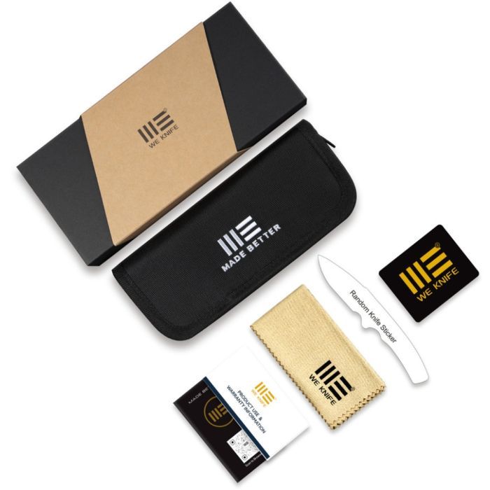 Ніж Weknife Acuminal, Rainbow Titanium, Stonewash (WE23070-4) зображення 9