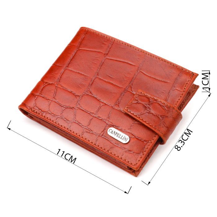 Кошелек Canpellini Из натуральной кожи Светло-коричневый (21510) изображение 3