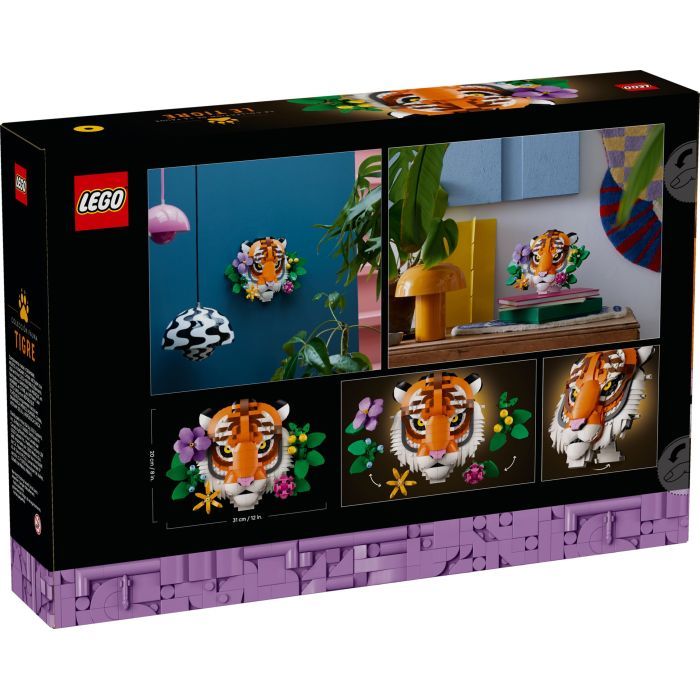 Конструктор LEGO Art Коллекция фауны - Тигр (31217) изображение 5